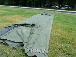 Military Temper Tent Center Section With Doors Surplus Not Complete Tent Army