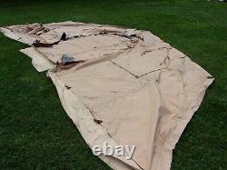 Military Temper Tent End Door Section Surplus -not Complete Tent- Us Army