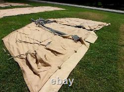 Military Temper Tent End Door Section Surplus -not Complete Tent- Us Army