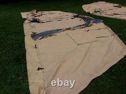 Military Temper Tent End Door Section Surplus -not Complete Tent- Us Army