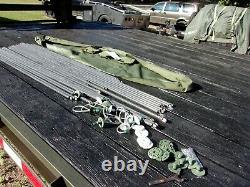 Military Tent Drash Replacement Repair Pole-parts Kit Pole Kit Only No Tent Army