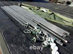 Military Tent Drash Replacement Repair Pole-parts Kit Pole Kit Only No Tent Army