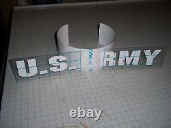 Military Theme Logo Set Gooseneck Flatbed 25 + Ft Army- No Trailer Included