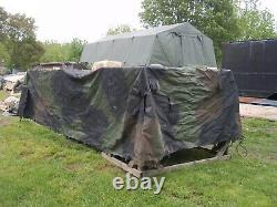 Military Truck M36 18 Foot Long Bed Cover Camo Part # 12450244-1 Army M35 Duce