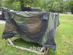 Military Truck M36 18 Foot Long Bed Cover Camo Part # 12450244-1 Army M35 Duce