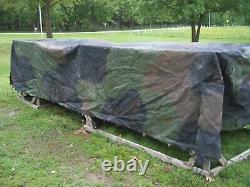 Military Truck M36 18 Foot Long Bed Cover Camo Part # 12450244-1 Army M35 Duce