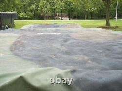 Military Truck M36 18 Foot Long Bed Cover Camo Part # 12450244-1 Army M35 Duce