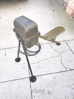 Military U. S. ARMY Signal Corps Generator G 8A GRC G8 Hand Crank Ride On Seat