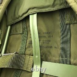 Military U. S. Army FIELD PACK, Combat, LC1, DLA 100-80-C-2580 Medium with Frame