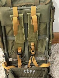 Military U. S. Army FIELD PACK, Combat, LC1, DLA 100-81-C-3077 Medium with Frame