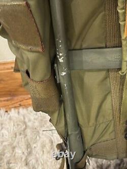 Military U. S. Army FIELD PACK, Combat, LC1, DLA 100-81-C-3077 Medium with Frame