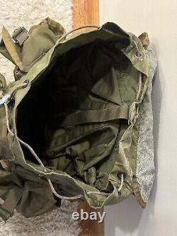 Military U. S. Army FIELD PACK, Combat, LC1, DLA 100-81-C-3077 Medium with Frame