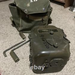 Military U. S. Army Signal Corps Hand Crank Generator GN-58-A Crank &
