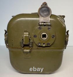 Military U. S. Army Signal Corps Hand Crank Generator GN-58-A Crank & Bag Hoffman