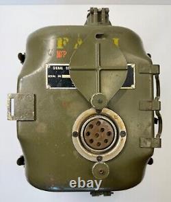 Military U. S. Army Signal Corps Hand Crank Generator GN-58-A Crank & Bag Hoffman