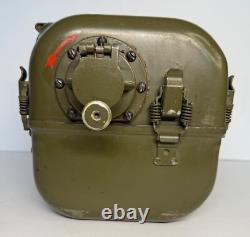 Military U. S. Army Signal Corps Hand Crank Generator GN-58-A Crank & Bag Hoffman