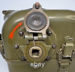 Military U. S. Army Signal Corps Hand Crank Generator GN-58-A Crank & Bag Hoffman