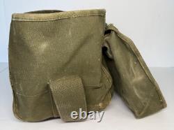 Military U. S. Army Signal Corps Hand Crank Generator GN-58-A Crank & Bag Hoffman