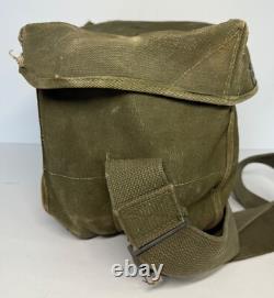 Military U. S. Army Signal Corps Hand Crank Generator GN-58-A Crank & Bag Hoffman