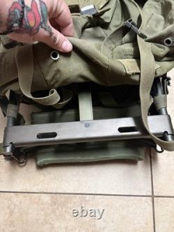 Military US Army FIELD PACK Medium ALICE LC-1 Backpack Ruck Sack WithFRAME VINTAGE