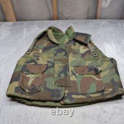 Military Vest Mens XL Camo Body Armor Fragmentation Gear Heavy Tactical VTG
