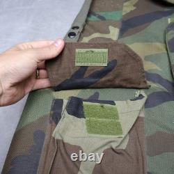 Military Vest Mens XL Camo Body Armor Fragmentation Gear Heavy Tactical VTG