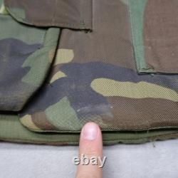 Military Vest Mens XL Camo Body Armor Fragmentation Gear Heavy Tactical VTG