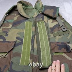 Military Vest Mens XL Camo Body Armor Fragmentation Gear Heavy Tactical VTG