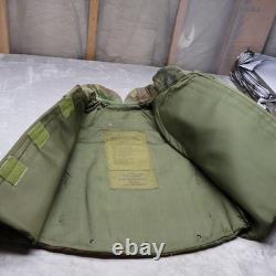 Military Vest Mens XL Camo Body Armor Fragmentation Gear Heavy Tactical VTG