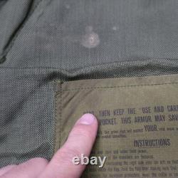 Military Vest Mens XL Camo Body Armor Fragmentation Gear Heavy Tactical VTG