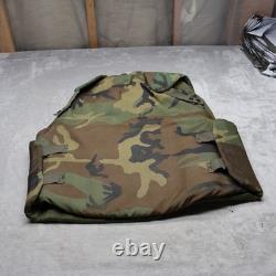 Military Vest Mens XL Camo Body Armor Fragmentation Gear Heavy Tactical VTG