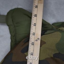 Military Vest Mens XL Camo Body Armor Fragmentation Gear Heavy Tactical VTG