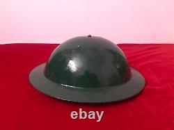 Military World War Helmet WW II Travancore Cavalry Hat Original Antique Army