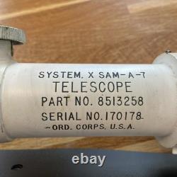 Military X SAM-A-7 Telescope Korean War Era army western electric surplus rare