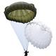 Military Main Parachute T-10 R 24' Cutted Lines Canopy Surplus -brazilian Army