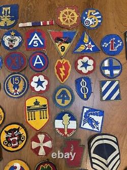 Mixed Lot Vintage Military Patches Army Navy Airborne Civilian U. S World Army