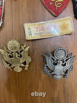 Mixed Lot Vintage Military Patches Army Navy Airborne Civilian U. S World Army