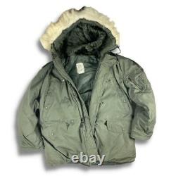 N-3B Military Issue Snorkel Extreme Cold Weather Parka, Used