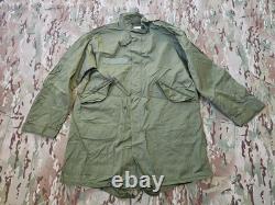 NEW! 1972 Army M-65 OG-107 Military Extreme Cold Weather Parka Fishtail Size S