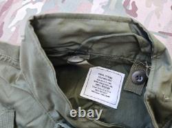 NEW! 1972 Army M-65 OG-107 Military Extreme Cold Weather Parka Fishtail Size S