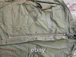 NEW! 1972 Army M-65 OG-107 Military Extreme Cold Weather Parka Fishtail Size S