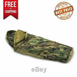 NEW Army Military Surplus Woodland Camo GORETEX Sleeping Bag Bivy Cover USA Made