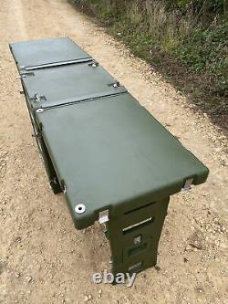 NEW British Army Rugged Folding Field Desk Table Camping Kitchen Military