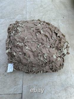 NEW Genuine British Army DESERT Camo Net Netting Hunting Military Den MK7