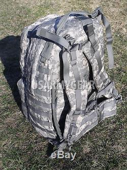 NEW US Army ACU MOLLE Rucksack With Frame Medium Military Backpack w. POUCHES