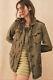 Nwt Free People Military Jacket Women S Not Your Brothers Surplus Army Green