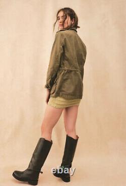 NWT Free People Military Jacket Women S Not Your Brothers Surplus Army Green