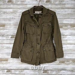 NWT Free People Military Jacket Women S Not Your Brothers Surplus Army Green