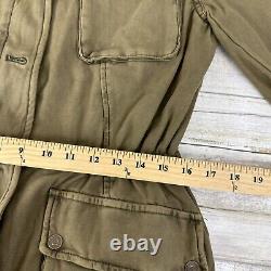 NWT Free People Military Jacket Women S Not Your Brothers Surplus Army Green