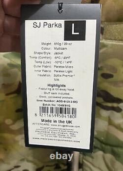 NWT Snugpak Softie SJ Parka Size Mens Large Multicam Army Military Jacket UK